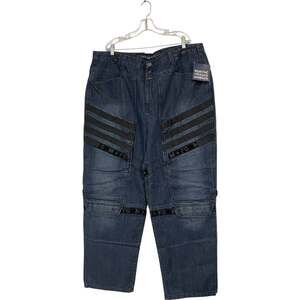 Marithe Francois Girbaud Jeans Men 44M Blue Denim Shuttle Logo Baggy Fit Y2K NWT